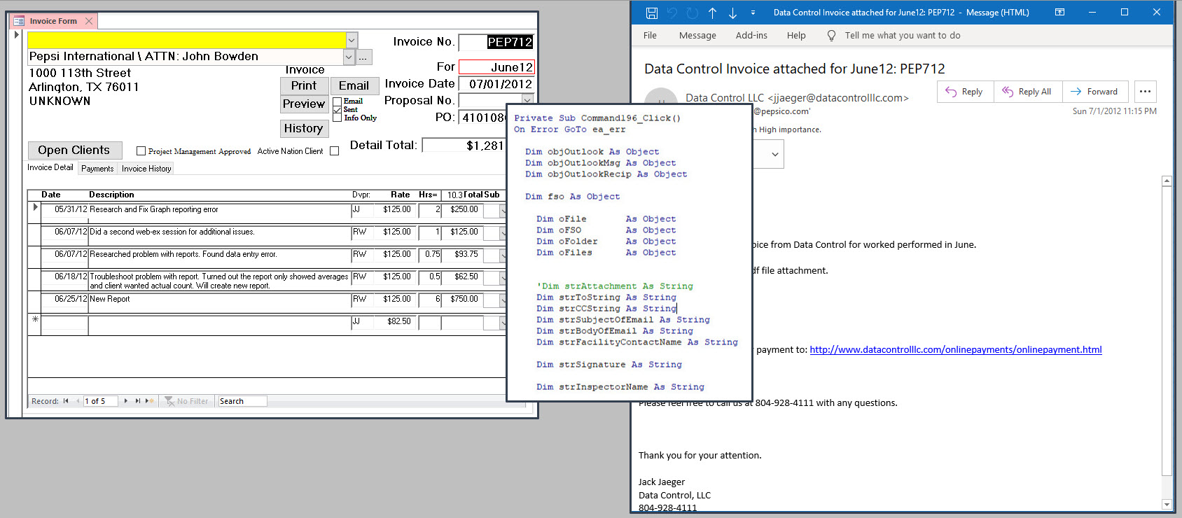 Outlook And Access